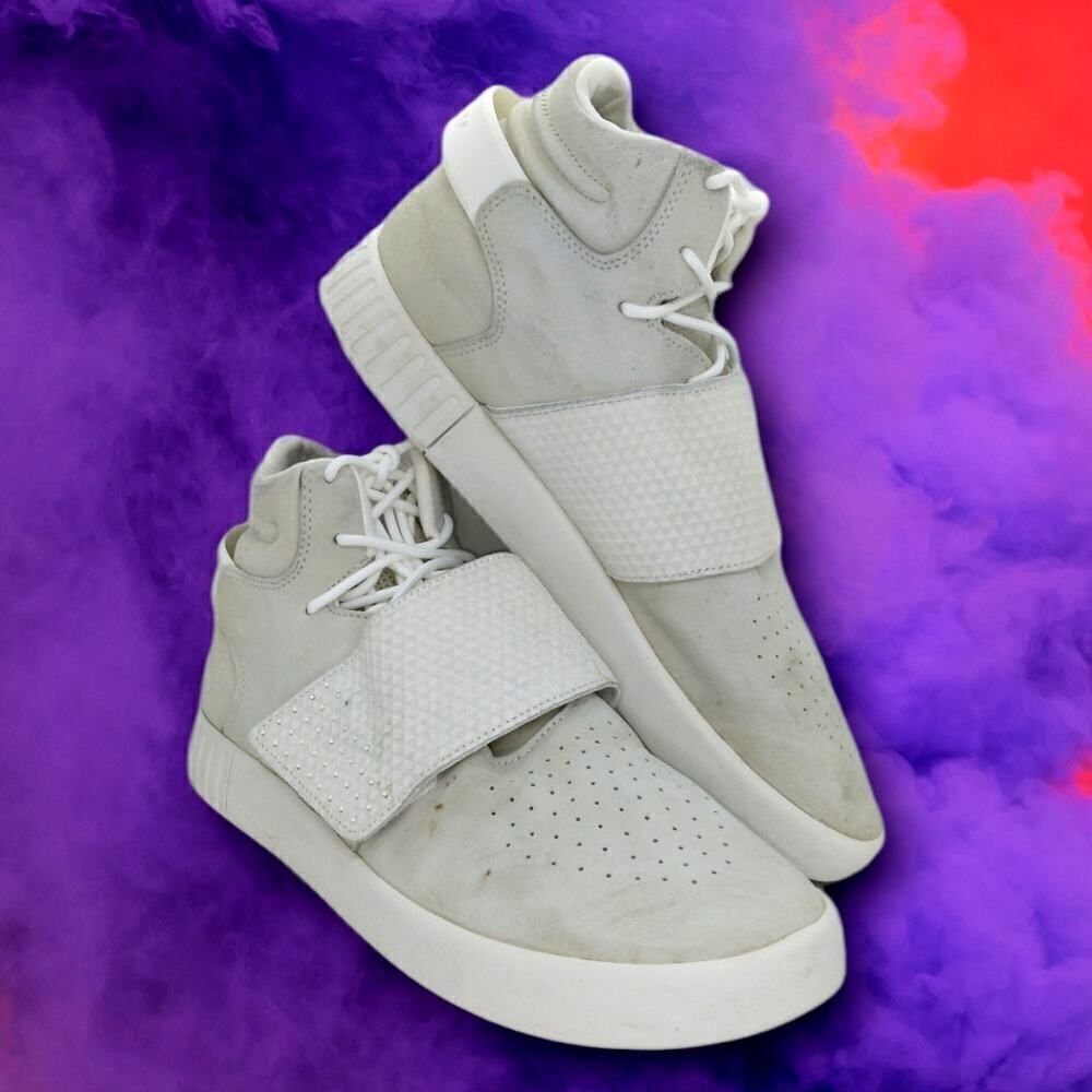 Adidas Original Invader Mens Pre-owned Suede Basketball Sneakers - sz. 11 1/2